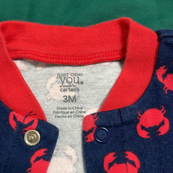 Bundle for discount 4 for $20- Baby pajamas. One fleece, one cotton. 0-3 month - Picture 6 of 6